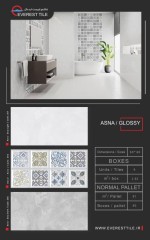 سرامیک خاک سفید طرح بین کابینتی 